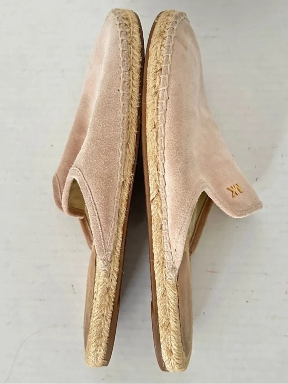 Michael Michael Kors | Hastings Suede Espadrille Slides Size 7 Beige Slip On